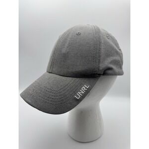 UNRL Legacy Cap Gray Athletic Fit Linen‎ Cotton Blend Snapback OSFA Outdoors